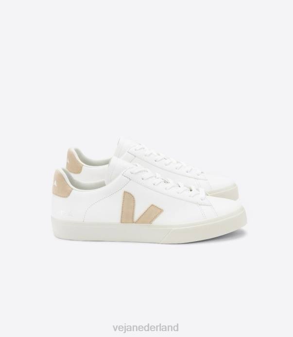 campo chroomvrij leer wit amandel Veja 28X823 Heren schoenen