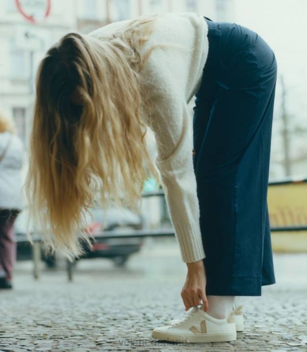 campo chroomvrij leer wit amandel Veja 28X823 Heren schoenen