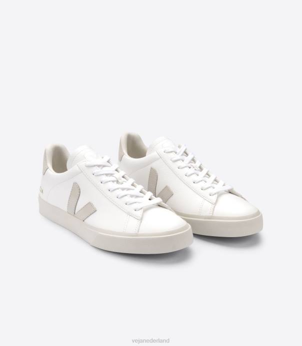 campo chroomvrij leer wit naturel Veja 28X88 Heren schoenen