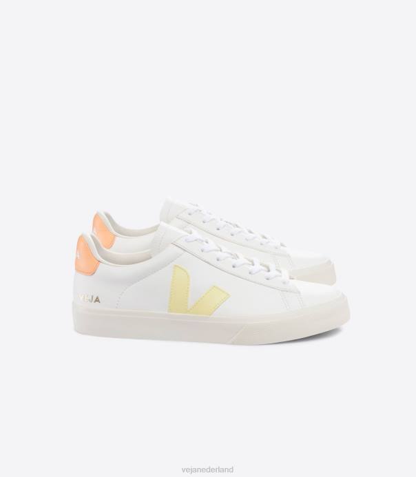 campo chroomvrij leer wit sun perzik Veja 28X819 Heren schoenen