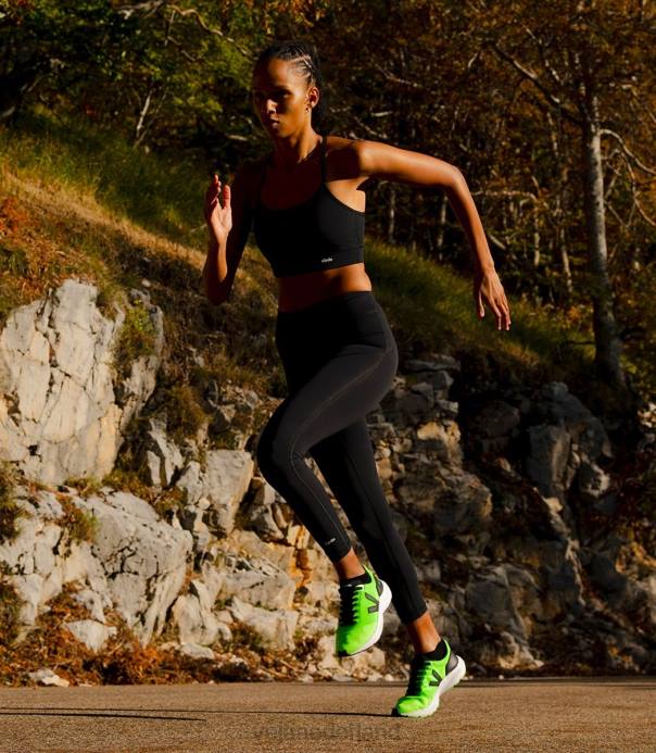 marlijn v-breisel vert fluo zwart Veja 28X8206 Heren schoenen