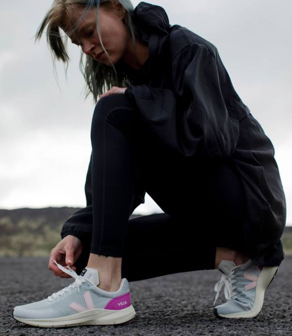 marlijn v-knit krijtzwart ultraviolet Veja 28X8211 Heren schoenen