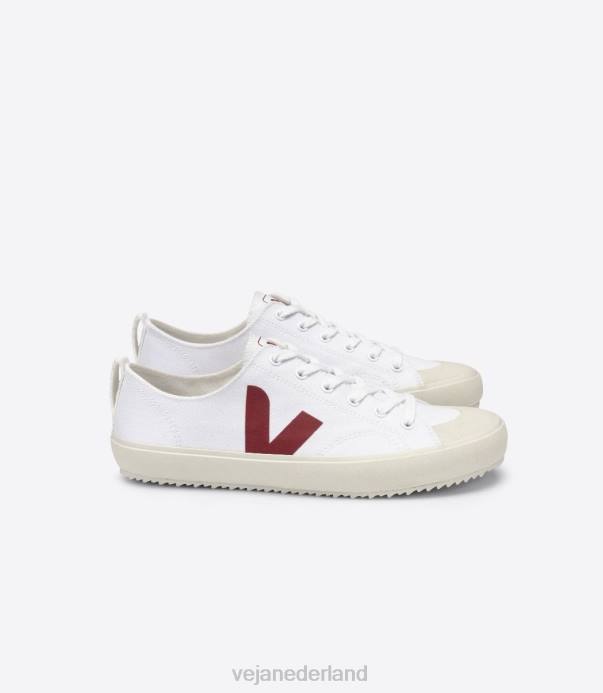 Nova canvas witte marsala Veja 28X8161 Heren schoenen