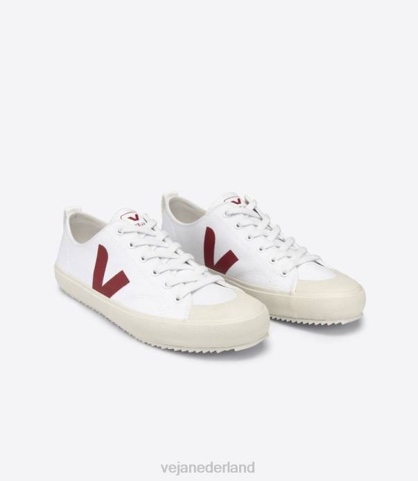 Nova canvas witte marsala Veja 28X8161 Heren schoenen