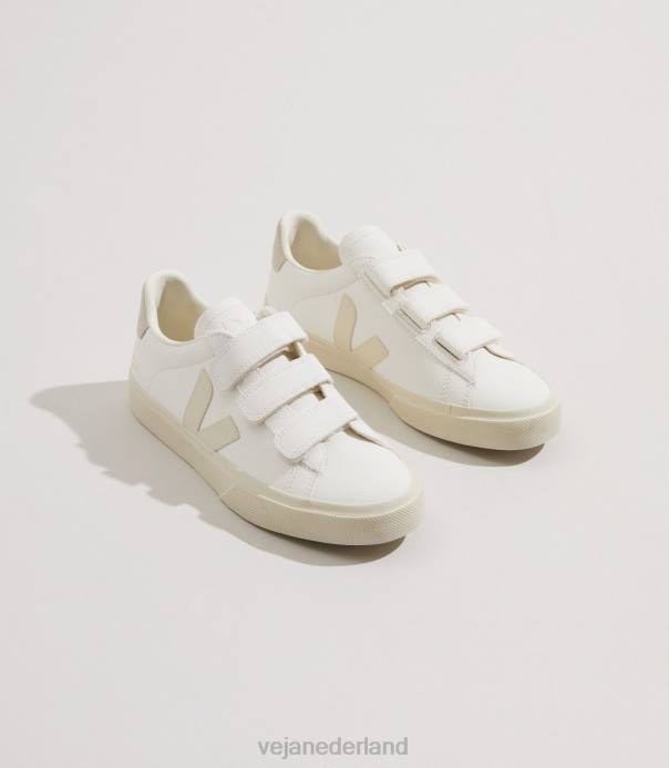 recife chroomvrij leer wit pierre naturel Veja 28X8117 Heren schoenen