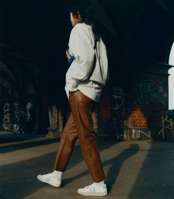 recife chroomvrij leer wit staal Veja 28X8116 Heren schoenen