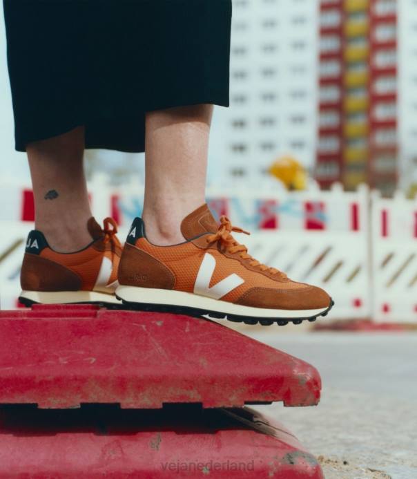 Rio Branco Alveomesh Pompoen Wit Veja 28X8104 Heren schoenen