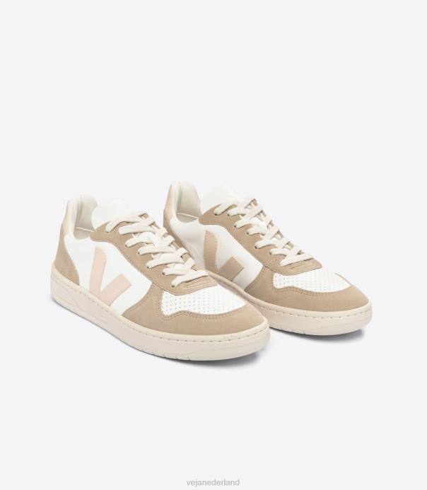 v-10 chroomvrij leer wit sable sahara Veja 28X839 Heren schoenen