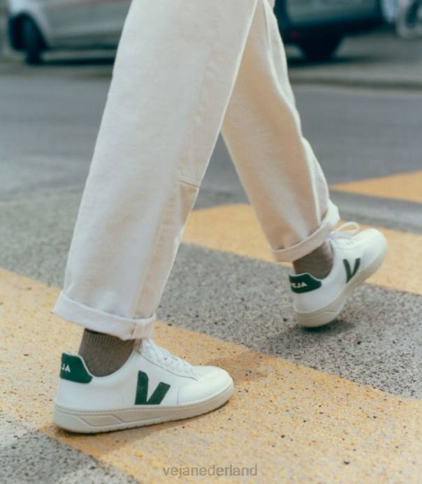 v-12 leer wit cyprus Veja 28X831 Heren schoenen