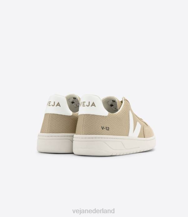 v-12 vegan alveomesh duinwit Veja 28X829 Heren schoenen