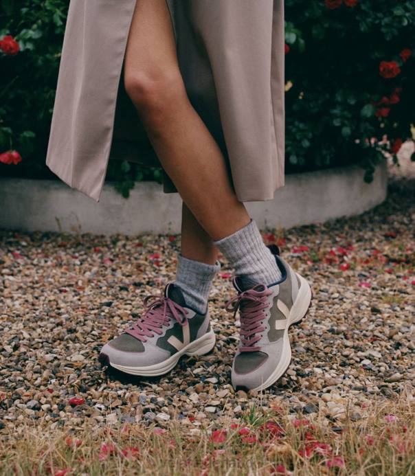 venturi suède kaki sable oxford grijs Veja 28X8183 Heren schoenen