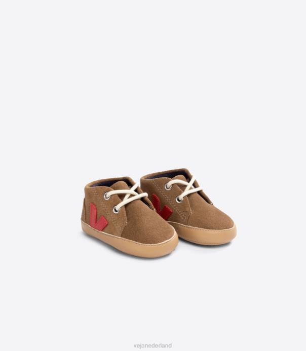 baby suède bruine pekin Veja 28X8406 kinderen schoenen