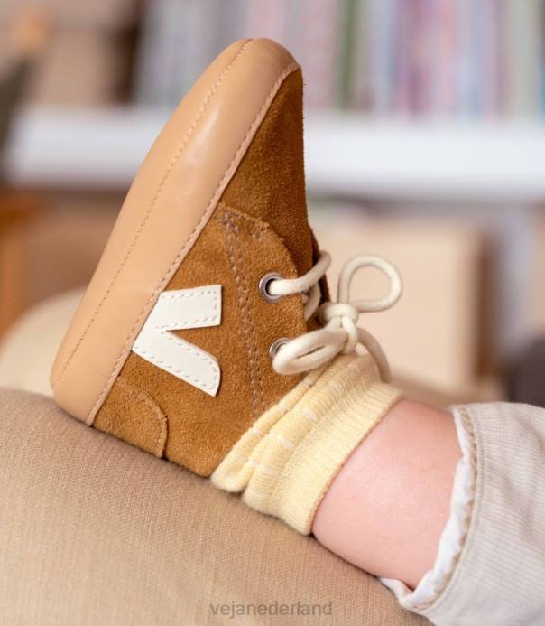 baby suède camel pierre Veja 28X8402 kinderen schoenen