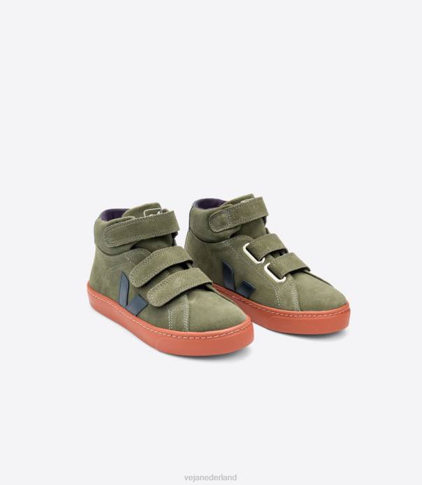 esplar midden suède modder nautico roestzool Veja 28X8312 kinderen schoenen
