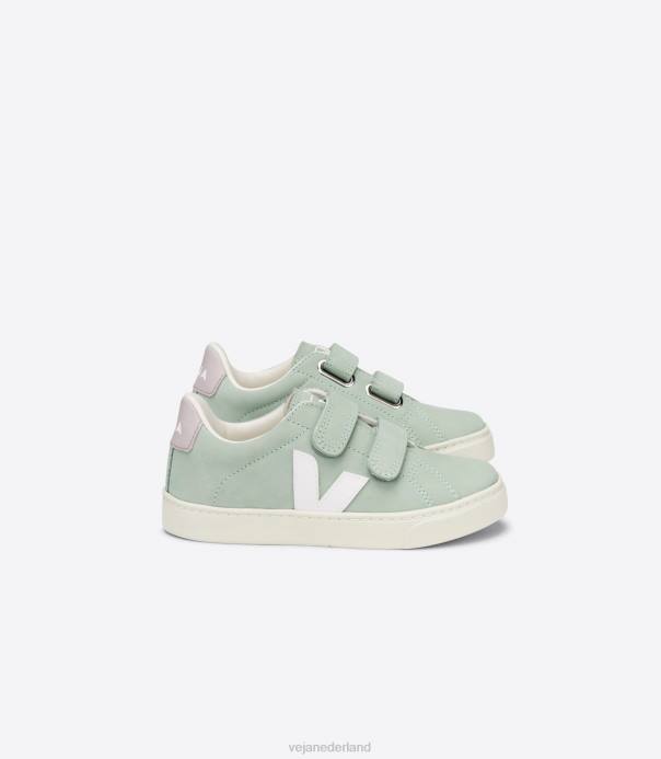 esplar nubuck matcha wit Veja 28X8340 kinderen schoenen