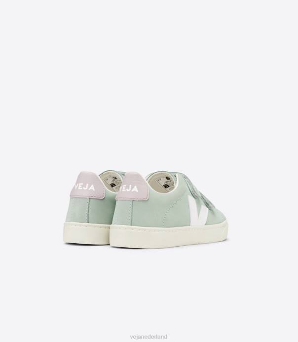 esplar nubuck matcha wit Veja 28X8340 kinderen schoenen