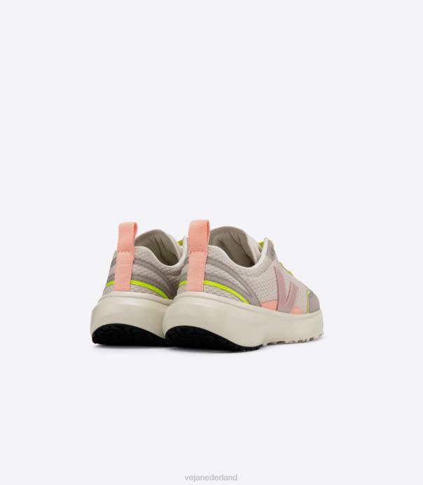 kanarie elastische veters alveomesh natuurlijke babe Veja 28X8388 kinderen schoenen