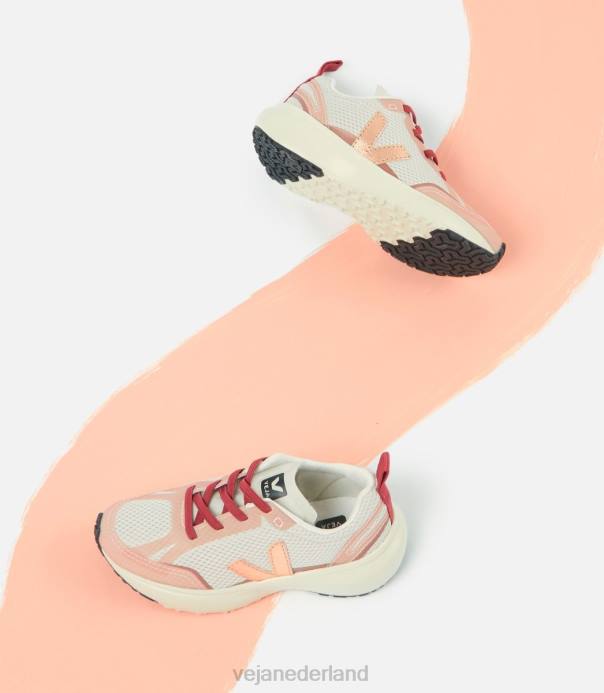 kanarie elastische veters alveomesh natuurlijke venus Veja 28X8385 kinderen schoenen