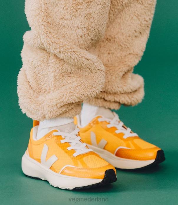 kanarie elastische veters alveomesh ouro pierre Veja 28X8382 kinderen schoenen