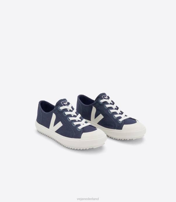 flip elastische veters canvas marine pierre Veja 28X8392 kinderen schoenen
