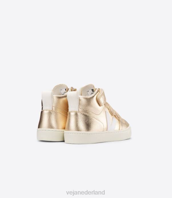 v-10 midden chroomvrij leer platine wit Veja 28X8347 kinderen schoenen