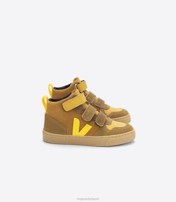 v-10 midden suède multico camel tonic Veja 28X8345 kinderen schoenen