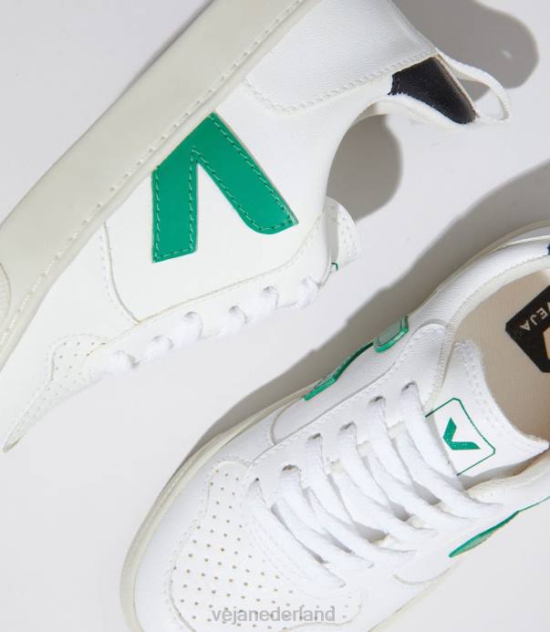 v-10 veters col wit emeraude zwart Veja 28X8368 kinderen schoenen