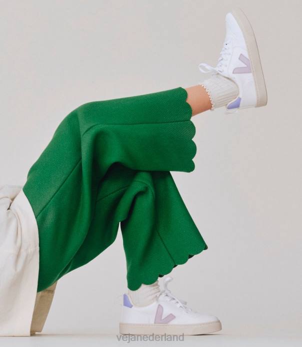 v-10 veters cwl witte parme lavande Veja 28X8369 kinderen schoenen