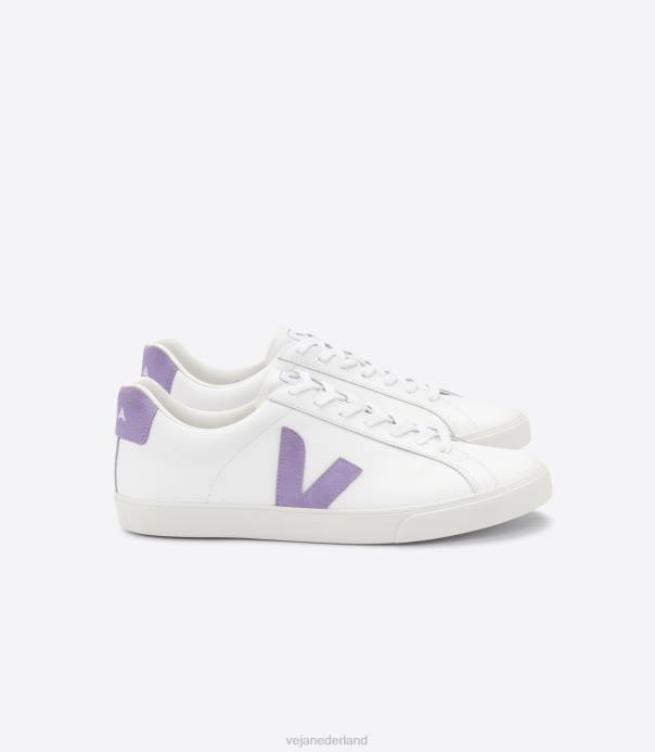 Esplar leer extra wit lavendel Veja 28X8242 vrouwen schoenen