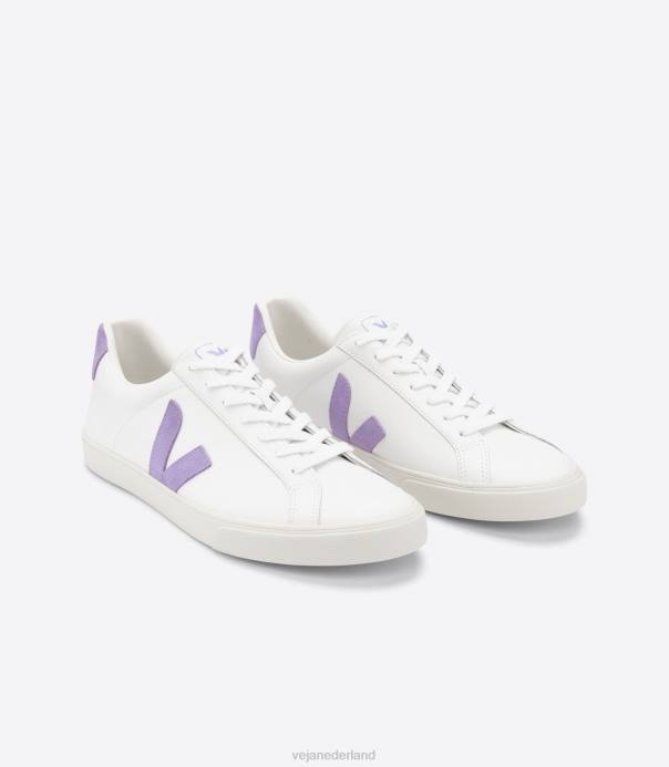 Esplar leer extra wit lavendel Veja 28X8242 vrouwen schoenen