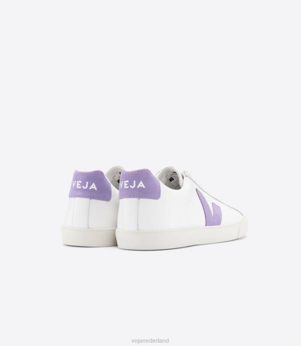 Esplar leer extra wit lavendel Veja 28X8242 vrouwen schoenen