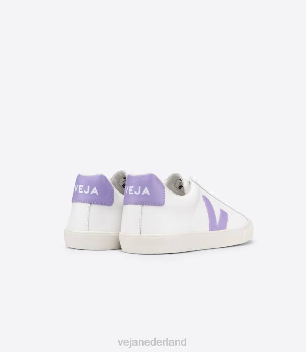 Esplar leer wit lavendel Veja 28X8243 vrouwen schoenen