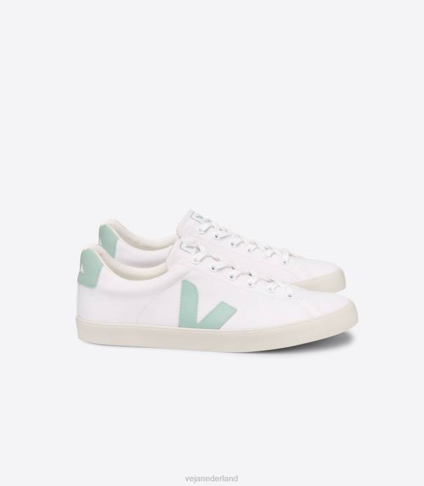 esplar se canvas witte matcha Veja 28X8244 vrouwen schoenen