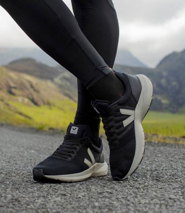 marlijn v-gebreid zwart oxford grijs Veja 28X8278 vrouwen schoenen