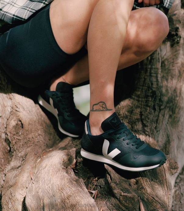 sdu rt b-mesh zwart wit naturel Veja 28X8266 vrouwen schoenen