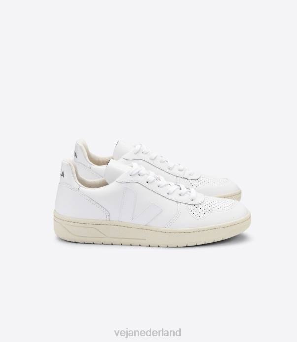 v-10 leer wit Veja 28X8237 vrouwen schoenen