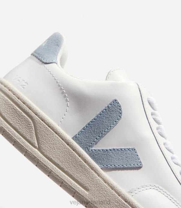 v-12 leer wit staal Veja 28X8229 vrouwen schoenen