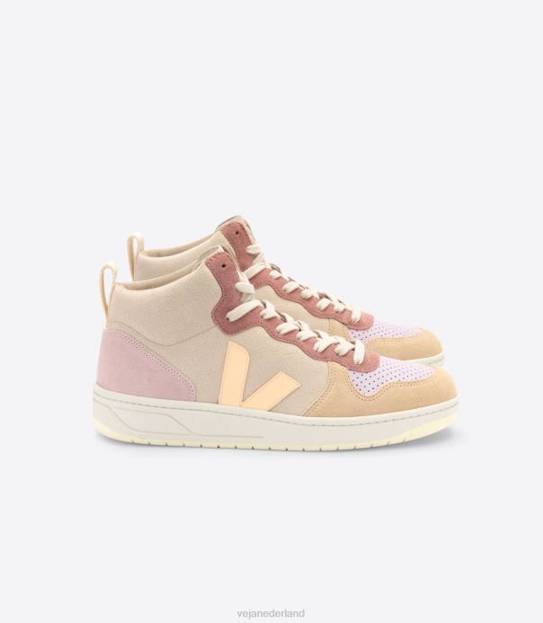 v-15 suède multico perzik Veja 28X8239 vrouwen schoenen